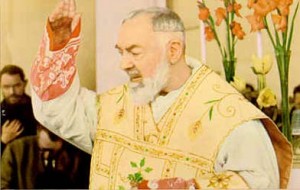 bendición del padre Pio